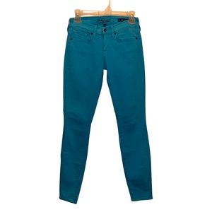 Lucky Brand Teal Jeans Pants Legend Charlie Size 2/26”